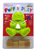 Yeti Puff and Play Enrichment Toy Green