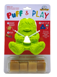 Yeti Puff and Play Enrichment Toy Green