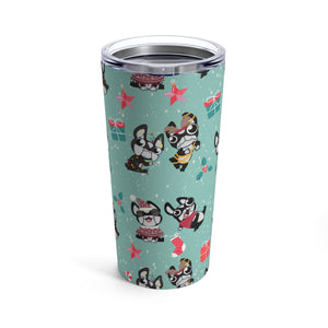 Festive Bostons Tumbler