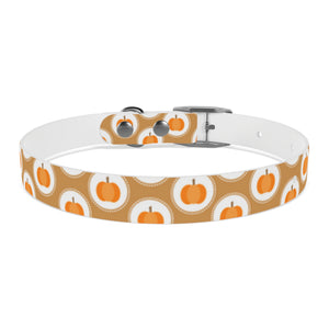 Autumn Pumpkins Personalized Dog Collar