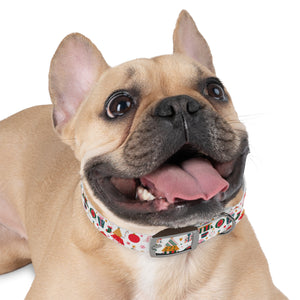 Merry and Bright Personalized Dog Collar