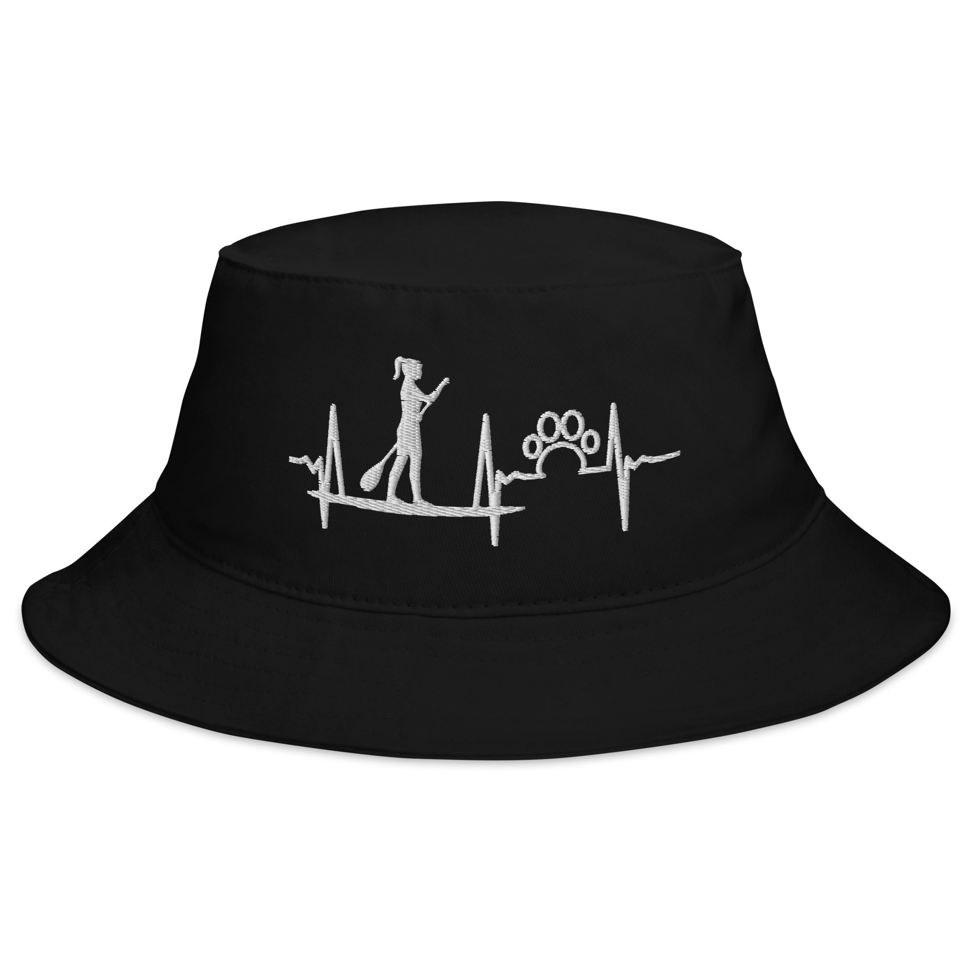 Paddle Board with Paw Heartbeat Bucket Hat