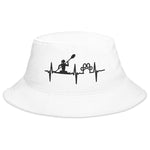 Kayaking and Paw Heartbeat Bucket Hat
