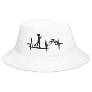 Paddle Board and Paw Heartbeat Bucket Hat
