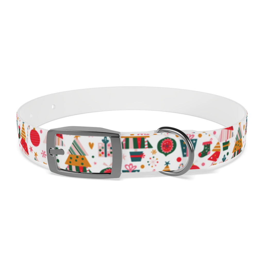 Merry and Bright Personalized Dog Collar