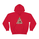 Bostons Christmas Tree Hooded Sweatshirt