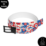 Patriotic Flowers Belt