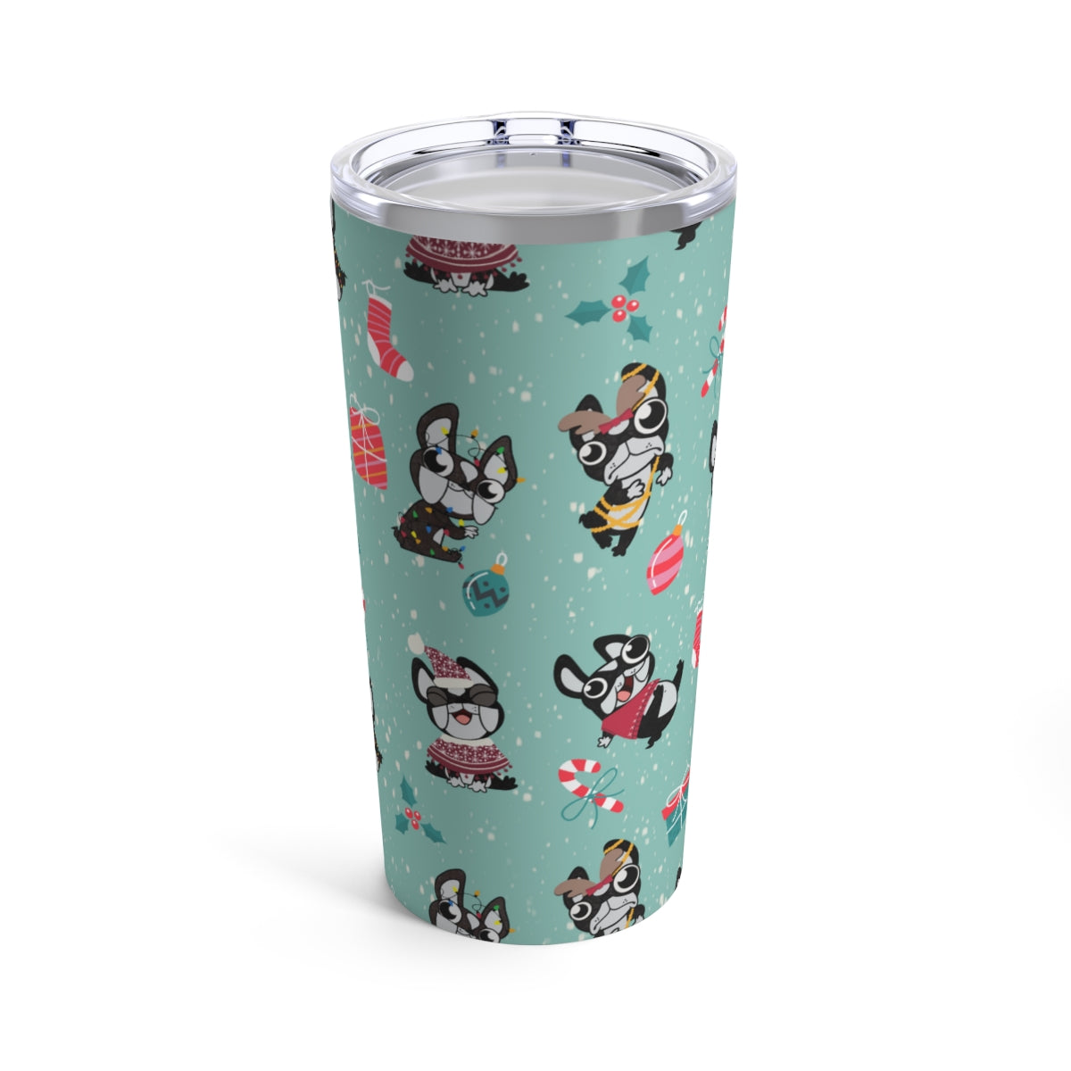 Festive Bostons Tumbler