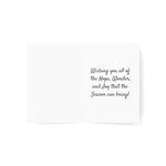 Boston Hope, Wonder, and Joy Folded Greeting Cards (1, 10, 30, or 50)