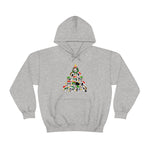 Bostons Christmas Tree Hooded Sweatshirt