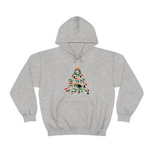 Bostons Christmas Tree Hooded Sweatshirt