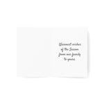 Boston Warmest Wishes Folded Greeting Cards (1, 10, 30, or 50)