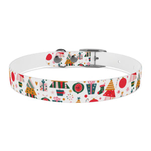 Merry and Bright Personalized Dog Collar