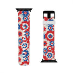 Patriotic Flowers Watch Band for Apple Watch