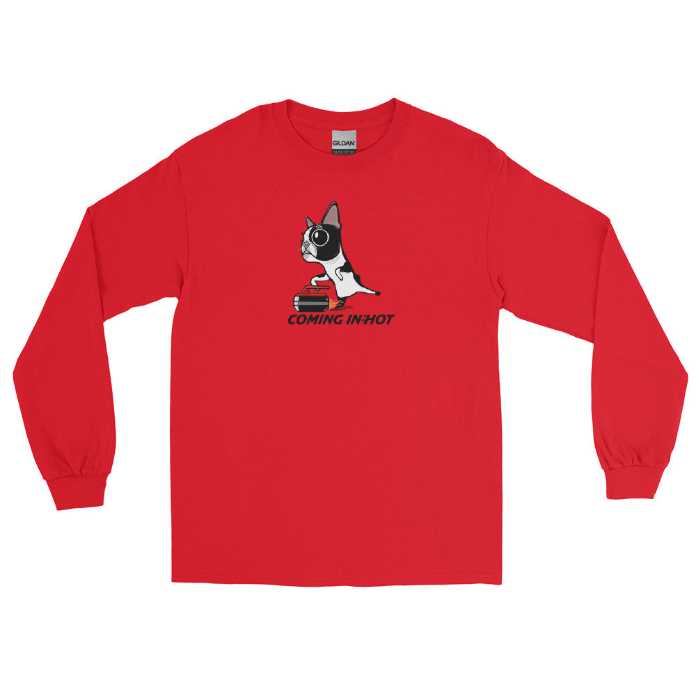 Coming In Hot Boston Curling Long Sleeve T-Shirt