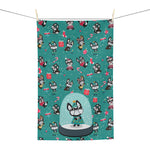 Festive Bostons Tree Towel