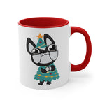 Festive Bostons Mugs Set of 4