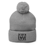 Boston Love Pom-Pom Beanie