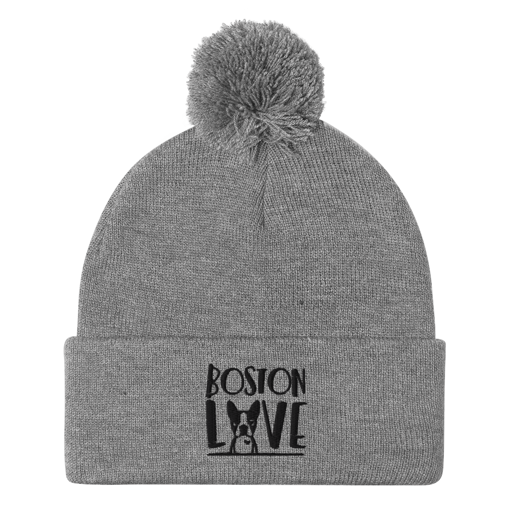 Boston Love Pom-Pom Beanie