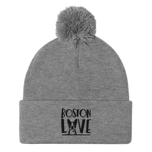 Boston Love Pom-Pom Beanie