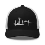 Paddle Board and Paw Heartbeat Mesh Cap