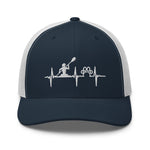 Kayaking and Paw Heartbeat Mesh Cap