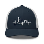 Paddle Board and Paw Heartbeat Mesh Cap