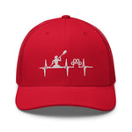 Kayaking and Paw Heartbeat Mesh Cap