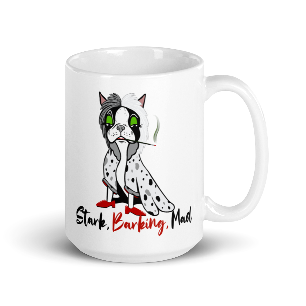 Stark, Barking, Mad Boston Mug