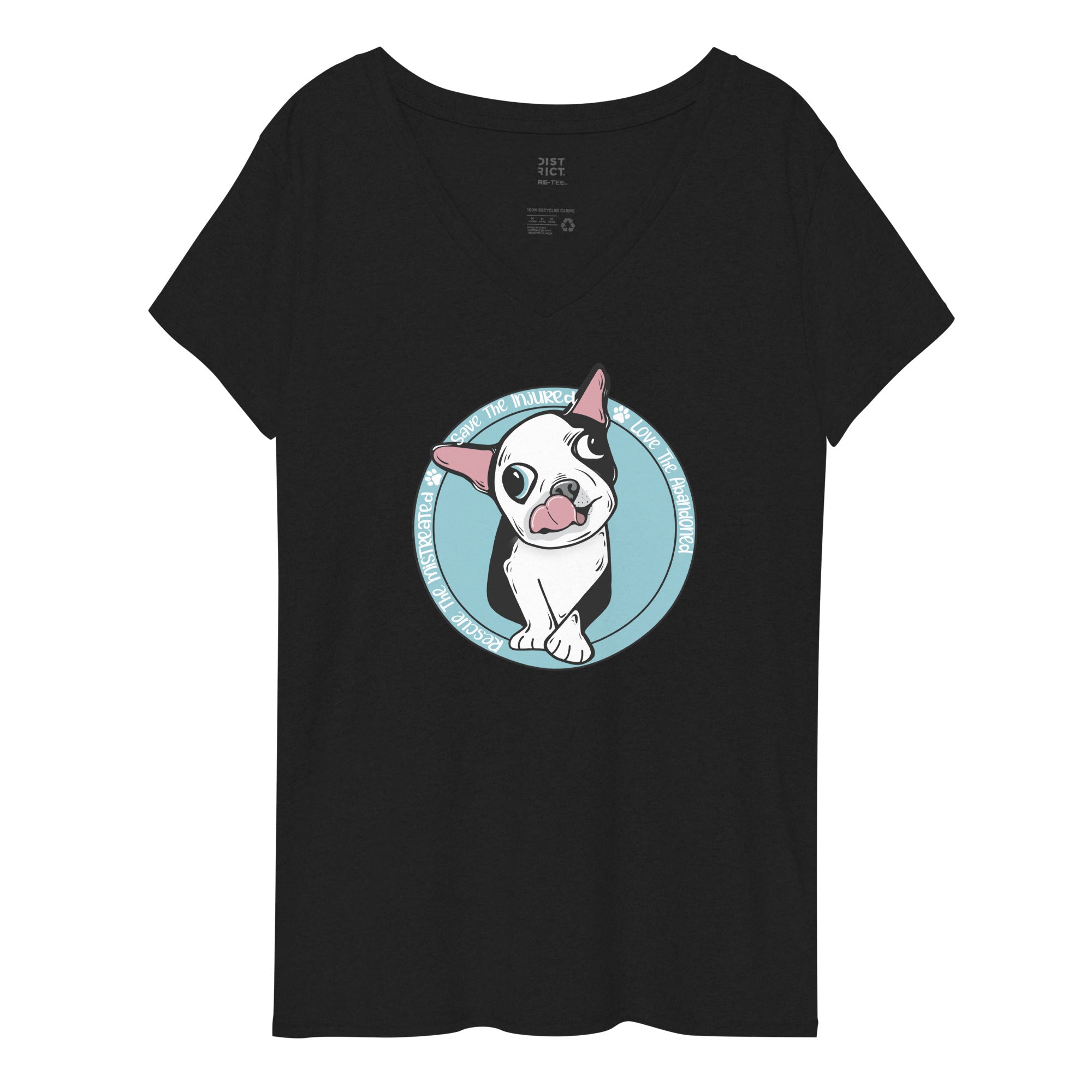 Luke Rescue Women’s Recycled V-neck t-shirt