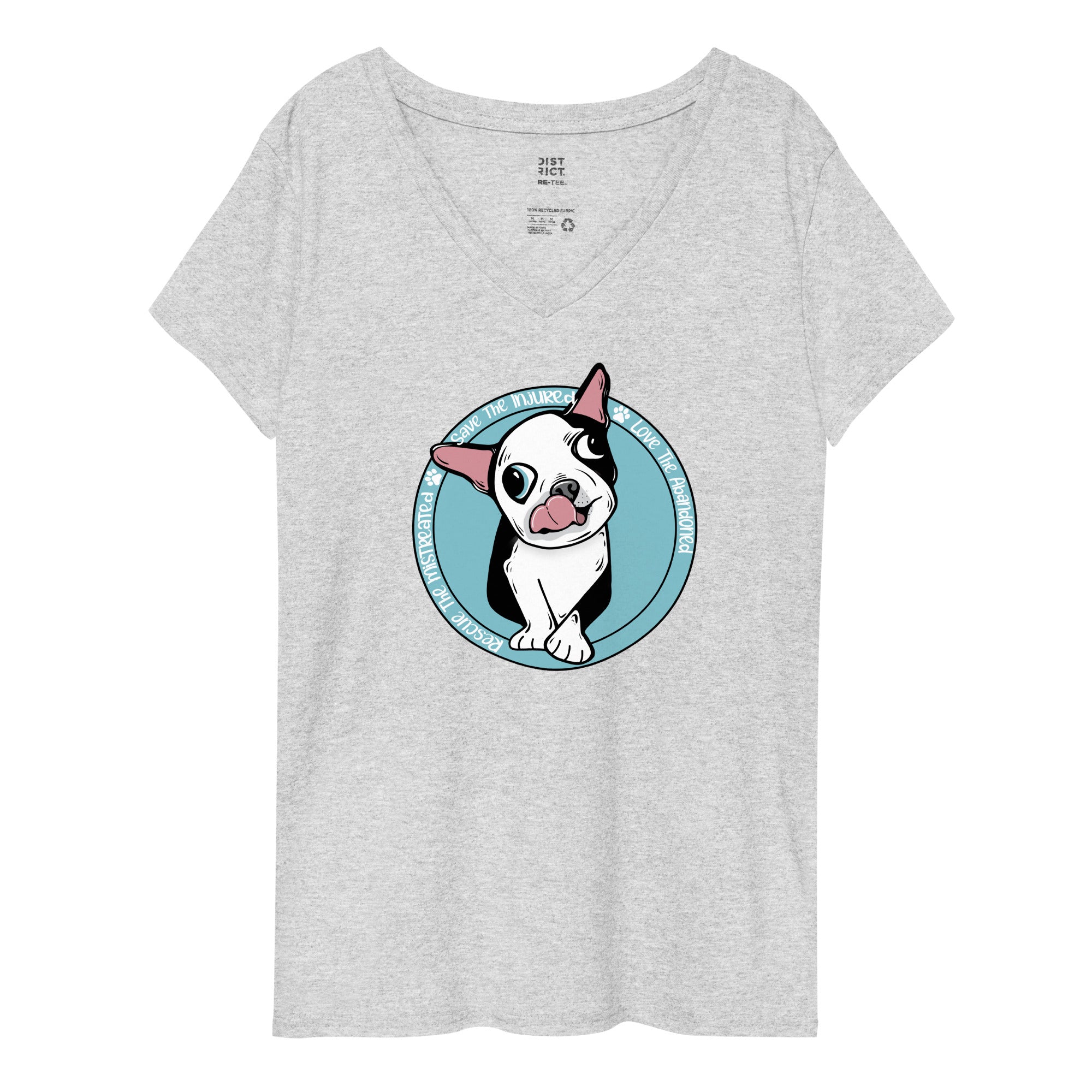 Luke Rescue Women’s Recycled V-neck t-shirt